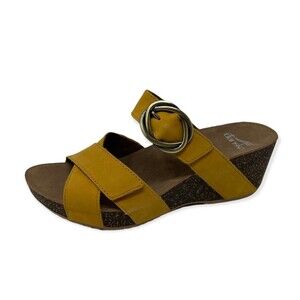 Dansko Susie Mango Milled Nubuck Wedge Women's Sandal Size 12